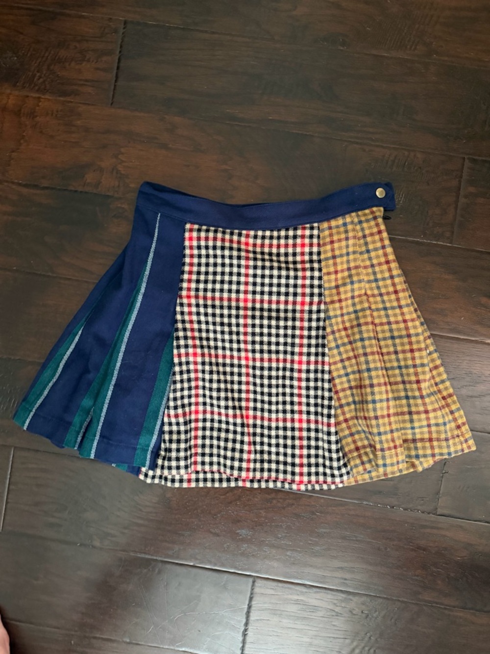 Rowing Blazers x Target Plaid Patchwork Mini Skirt - Size 2 (fits like 0)